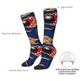thumbnail image 4 of Honeii Bowling Ball And Flame Print Long Socks,Novelty Design Socks Gift for Men and Women,Crew Socks,Calf Socks, 4 of 6