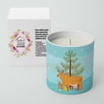 thumbnail image 2 of Carolines Treasures BB9192CDL 3.75 x 3.25 in. Unisex Zebu Indicine Cow Christmas 10 oz Decorative Soy Candle, Teal, 2 of 5