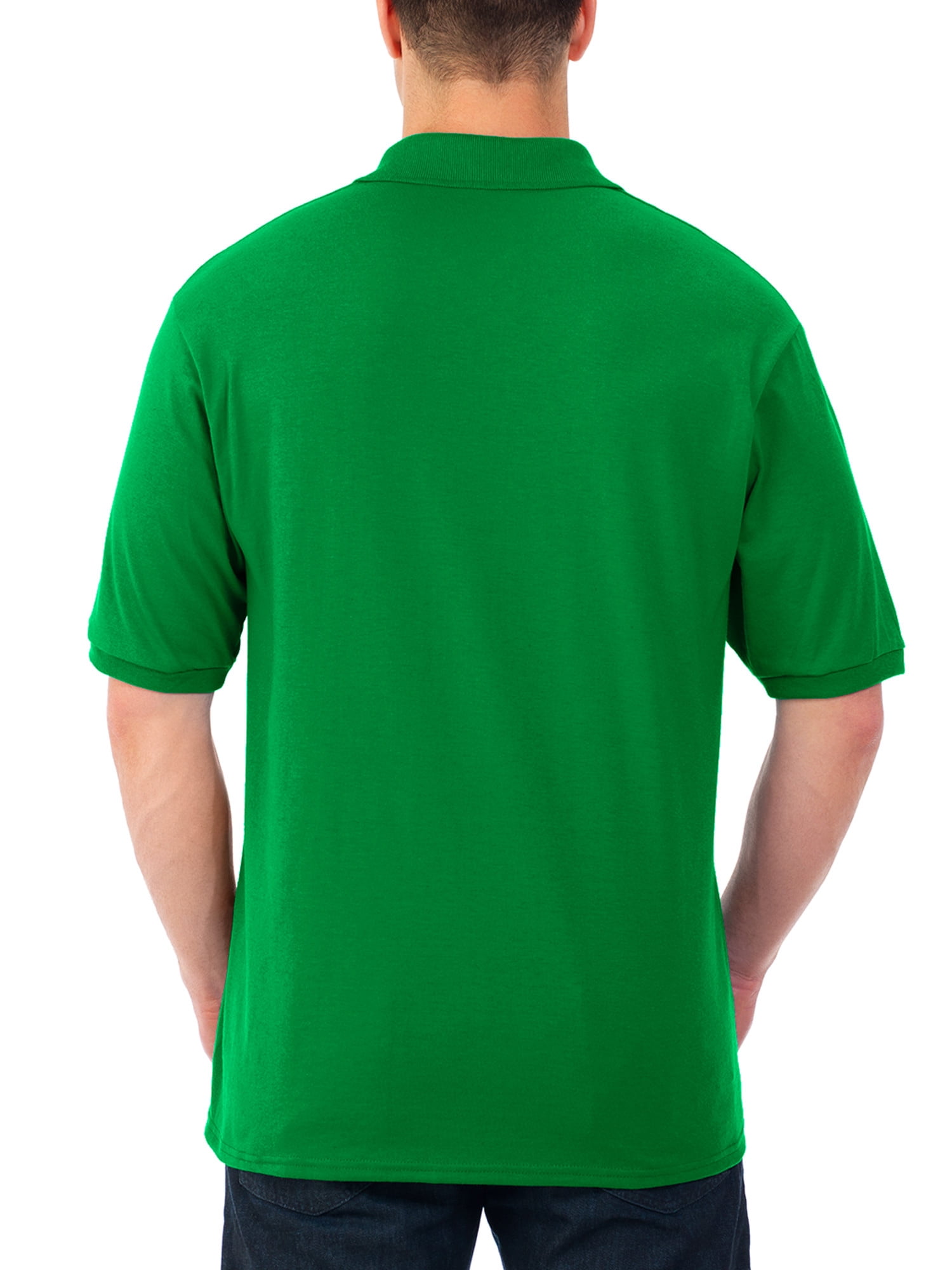 Jerzees Boys Spot Shield Long Sleeve Polo Sport Shirt