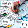 thumbnail image 6 of eatsleepdoodle Coloring Cotton Tablecloth with Washable Markers - World Map Color in Activity Craft Kit for Girls and Boys Age 3+, 6 of 6