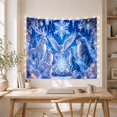 thumbnail image 5 of White Owl and Stag in Glowing Snowy Forest at Night, Mystical Fantasy for Animal Lovers, Enchanted Winter Woodland Art, Christmas Gift Tapestry Wall Hanging for Bedroom and Living Room, 5 of 7