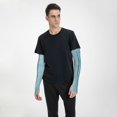 thumbnail image 4 of Balery Turquoise Wooden1 Mangas Refrescantes para Brazos para Hombre y Mujer – Transpirables y Absorbentes de Humedad para Mujeres, Hombres y Niños, 4 of 7