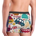 thumbnail image 4 of Bingfone London Symbols Men's Underwear - Casual Stretch Boxer Briefs-Small, 4 of 7