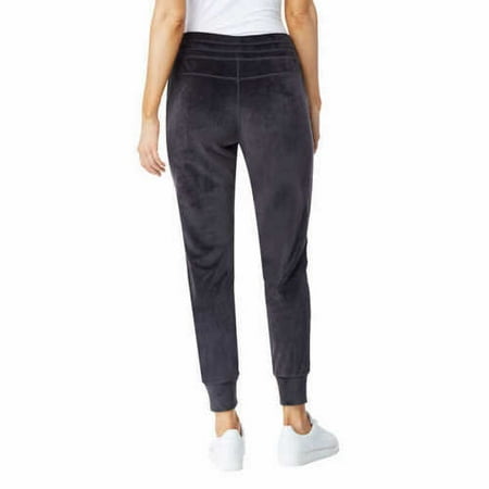 32 Degrees - 32 Degrees Heat Women's Velour Jogger Pants Purple Navy (Medium) - Walmart.com