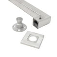 thumbnail image 2 of Preferred Bath Accessories Squared™ Grab Bar 1-1/4" x 48", Brushed Stainless, 2 of 2