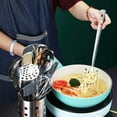 thumbnail image 2 of ReaNea Pasta Spoon, Spaghetti Spoon Stainless Steel Spaghetti Server For Cooking, Pasta Fork, Noodle Fork Noodle Spoon, Silver Spork, 2 of 7