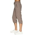 thumbnail image 4 of RBX Active Women's Lightweight Woven Capri Pant With Pockets, 4 of 5