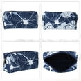 thumbnail image 3 of 1 Pc Bolsa de Maquillaje Impresa para Mujeres para Viajes de Negocios, Vacaciones, Camping, Nylon Azul Marino, 3 of 6