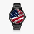 thumbnail image 5 of American Flag Steel Strap Automatic Watch (With Indicators), 5 of 26