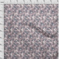 thumbnail image 4 of oneOone Polyester Spandex Medium Pink Fabric Tropical Quilting Supplies Print Sewing Fabric By The Yard 56 Inch Wide, 4 of 5