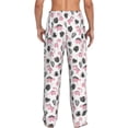 thumbnail image 3 of Picia Cute Dinosaur Mens Soft Woven Cotton Elastic Waistband Sleep Pajama Pant Lounge Sleep Pant With Pockets And Drawstring-Large, 3 of 9