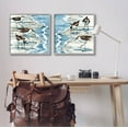 thumbnail image 2 of Stupell Industries Sandpipers Grazing Beach Shore Painting Gray Framed Art Print Wall Art, Set of 2, Design by Paul Brent, 2 of 7