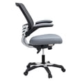 thumbnail image 4 of Computer Work Desk Chair, Grey Gray, Fabric, Home Office Business, Modern Contemporary HB34277, 4 of 11