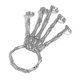 thumbnail image 1 of Anillo de esqueleto de mano, pulsera de mano de esqueleto de aleación, plata, cadena de mano de estilo punk creativo único, compatible con hombres y mujeres, disfraz de cosplay (1, 1 of 4