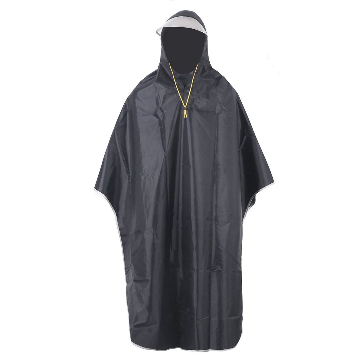 TOMSHOO Multifunctional Lightweight Waterproof Hooded Rain Poncho Raincoat D8U4