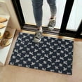thumbnail image 2 of Blue Cartoon Unicorn Flower Pattern Door Rugs,Washable Non Slip Door Mats Indoor,Decorative Door Mats,Entry Mat Indoor for Entrance,Bedroom,Kitchen,Bathroom,16"x24", 2 of 6