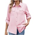 thumbnail image 2 of Karight Long Sleeve Shirts for Women Fall Fashion 2025 Dressy Casual Blouses, 2 of 8