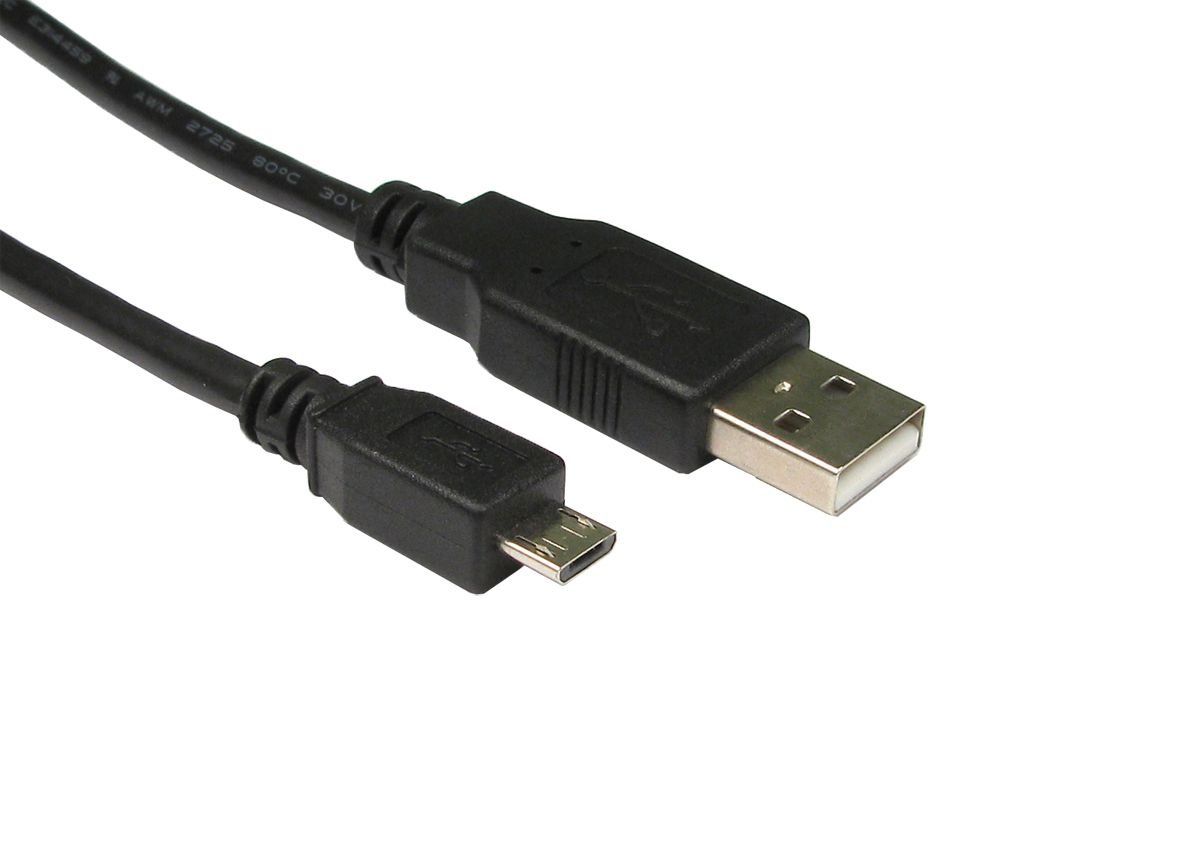 2Pack 2ft USB Cable 2.0 Assorted Sizes