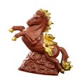 thumbnail image 4 of Adorno Feng Shui de caballo de mascota de té chino, bandeja de té, decoración, estatua de la suerte para mesa Rojo dorado, 4 of 9