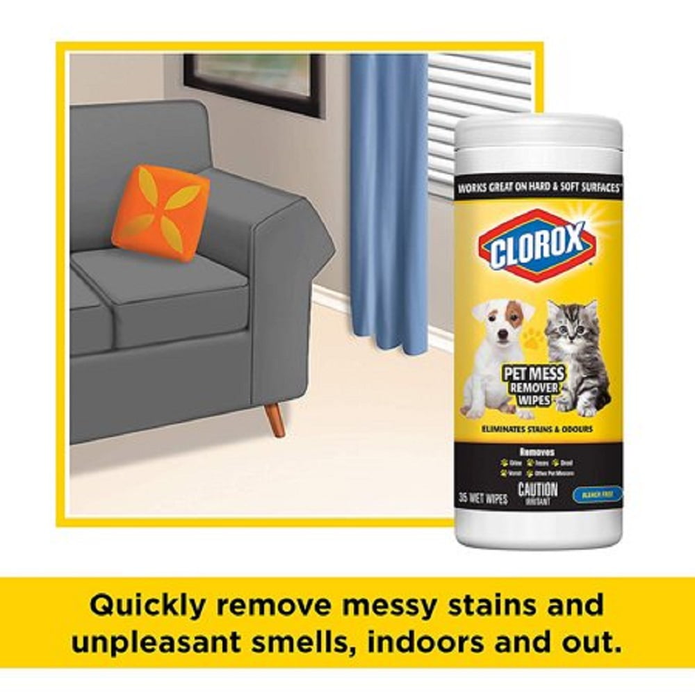 Clorox Pet Mess Remover Wipes, 35 Count Walmart Canada