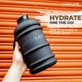 thumbnail image 6 of HYDRATE Matte Black Half Gallon Water Bottle - BPA Free, Flip Cap, Ideal for Gym, Large Sports Bottle, Extra strong material, 6 of 8