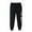 Black, variant on OSOLU Toddler Boys Girls Solid Color Loose Trousers Pants Child Sweatpants Loose And Warm Ankle Length Pants Sports Pants Baby Breathable Dailywear, 7-8 Years