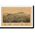 thumbnail image 2 of Historic Framed Print, NY Stamford 1890 MAP, 17-7/8" x 21-7/8", 2 of 9