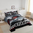 thumbnail image 3 of Erosebridal Teens Racing Car Bedding Twin Comforter Set,Extreme Sports Down Comforter,Fast Car Decor,Reversible,Lightweight,2-Piece, 3 of 8