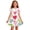 Green, variant on Glisme Fashion Girls Dresses Size 2-3 Y Short Sleeve Heart Print Dress Party Gown For Toddler Green Sundress For Girl