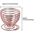 thumbnail image 4 of Soporte para licuadora de esponja de belleza, (2 paquetes de oro rosa), soporte de secado para esponja de maquillaje, soporte de exhibición para esponja en polvo y huevo, oro rosa, 4 of 5