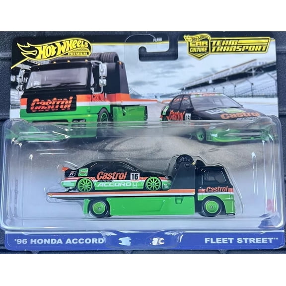 Hot Wheels Team Transport Fleet Street 96 Honda Accord