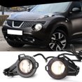 thumbnail image 3 of Par de cubiertas de faros antiniebla halógenos con cable de bombilla e interruptor para Juke 2011-14 Accesorios Negro, Negro, 3 of 5