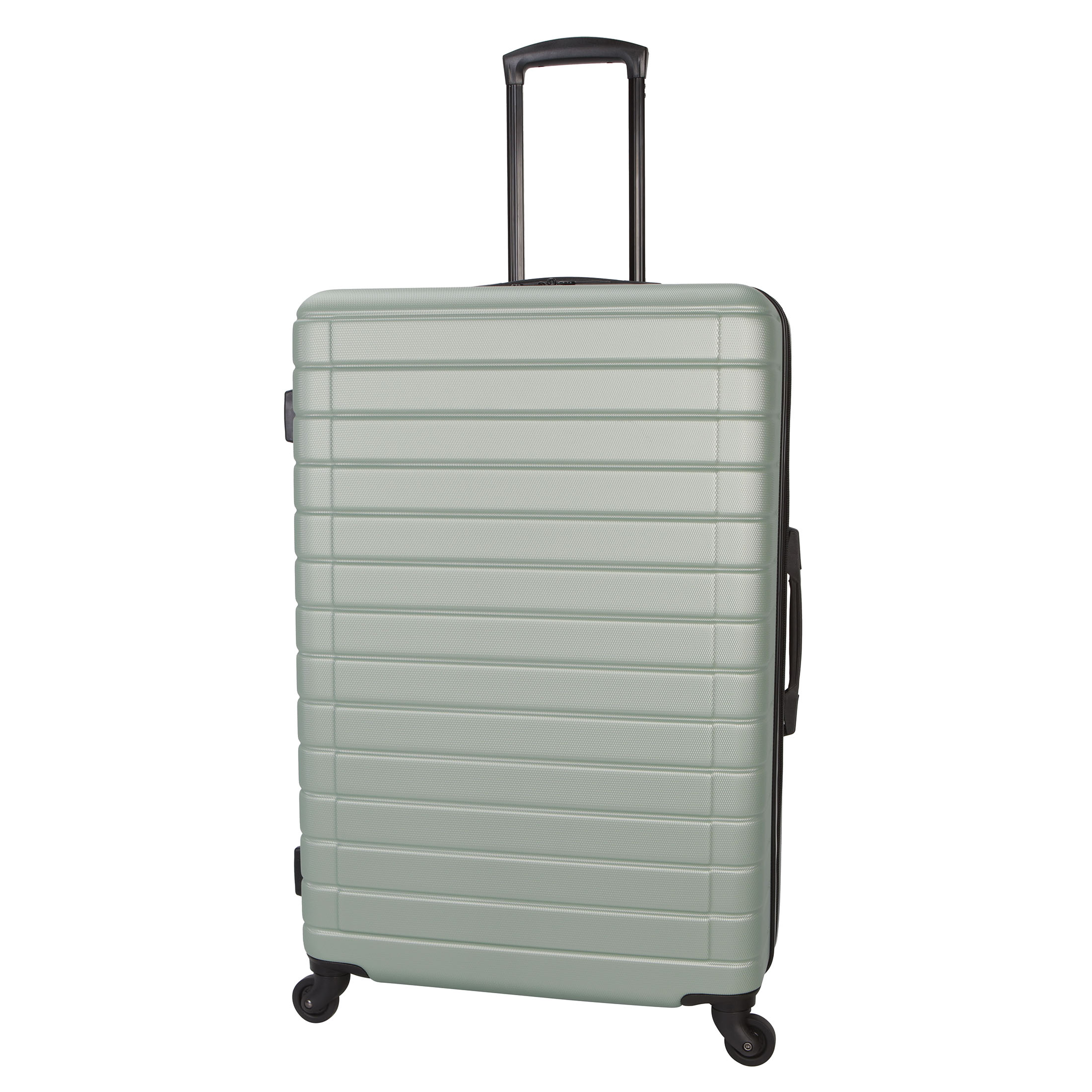 Protégé Vacationer 28-inch Checked Expandable Hardside Luggage With 360-Spinner Wheels and Divider Pockets, Pastel Green