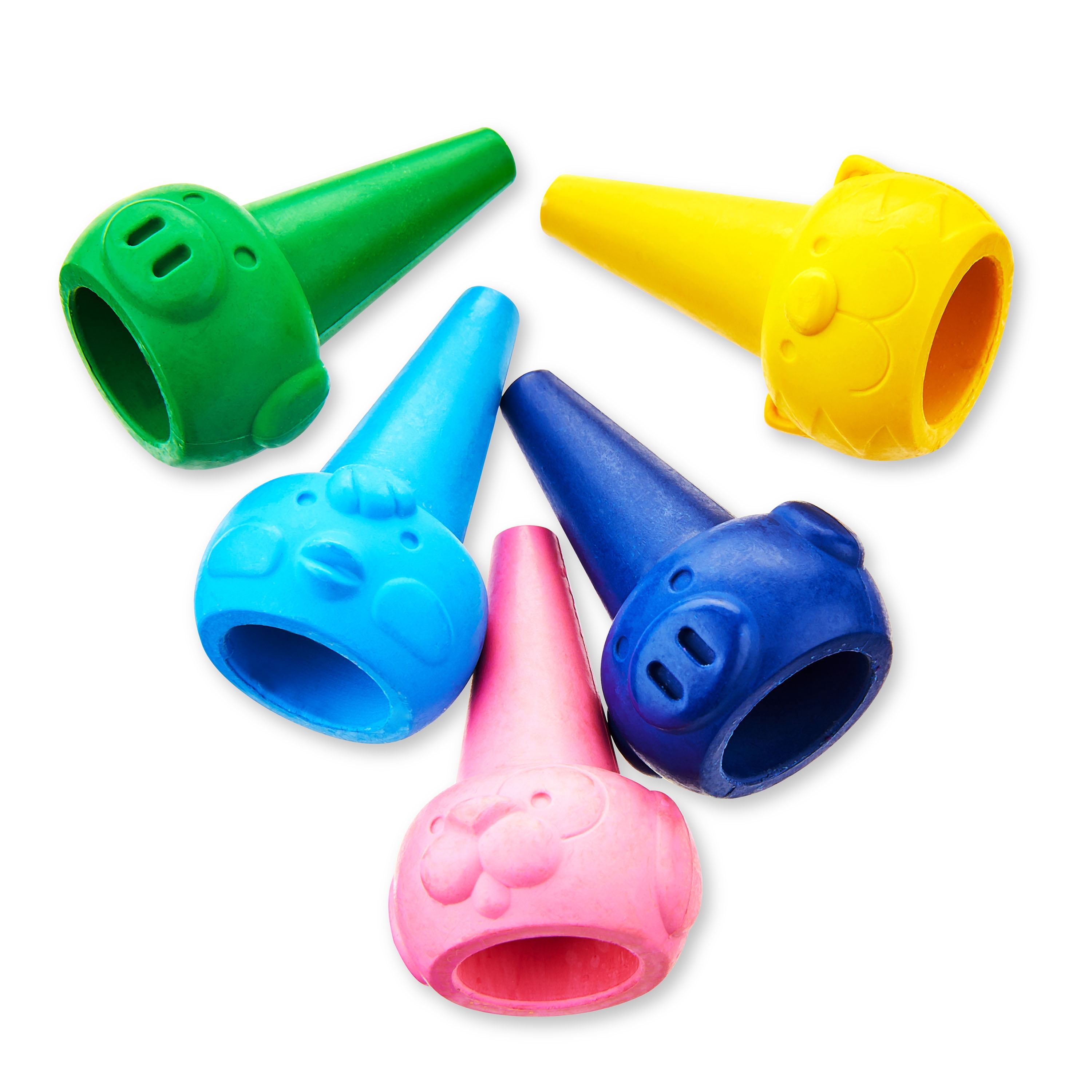 (2 pack) Pen+Gear Animal Stackable Crayons, Assorted Colors, 12 Count