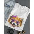 thumbnail image 3 of Cute Red Panda Heart Glasses T-Shirt Women -Image by Shutterstock, Female Medium, 3 of 4