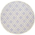 thumbnail image 4 of SAFAVIEH Cambridge Kirsten Geometric Wool Area Rug, Lavender/Ivory, 2' x 3', 4 of 10