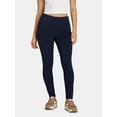 thumbnail image 5 of Time and Tru Women's High-Rise Ankle Knit Leggings, Available in 1, 2, and 3-Packs, 27" Inseam, Sizes S-XXXL, 5 of 7