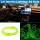 thumbnail image 3 of Cuerda de luz LED EL de 1m Unique Bargains, tira de luz brillante para decoración de automóviles, controlador de cableado (12v) verde fluorescente, 3 of 7