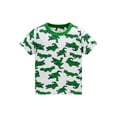 thumbnail image 4 of QEFJNO 2-8Y Kids Boys Cotton Pajamas Set 2PCS Short Sleeve Top and Shorts for Toddler Boys Crocodile Pjs Summer, 4 of 7