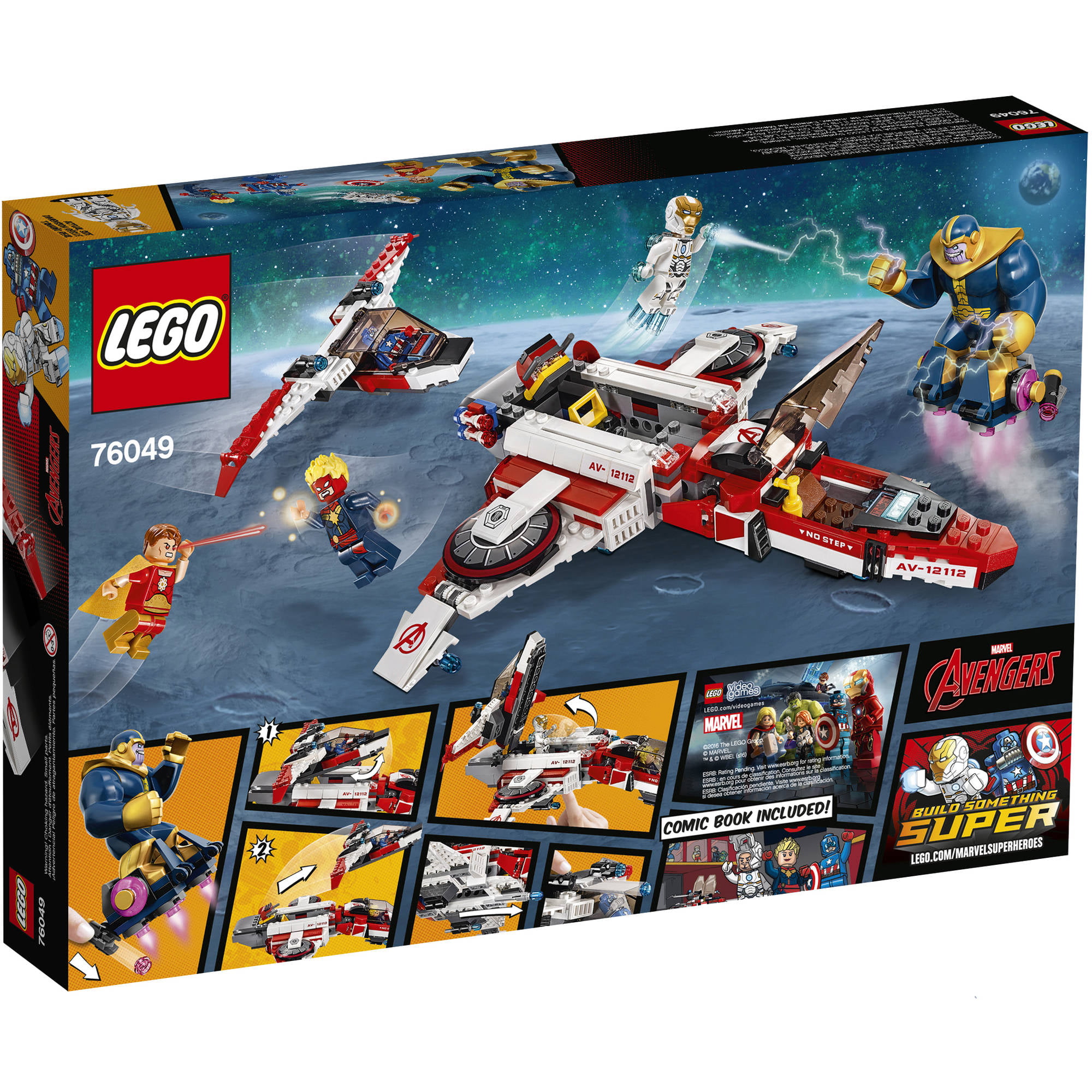 LEGO Super Heroes Avenjet Mission, 76049 Walmart.com
