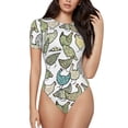 thumbnail image 1 of Cauagu Drôle de Poulet Col Rond Manches Courtes T-Shirts Hauts Combinaison Quotidienne-TTG, 1 of 7