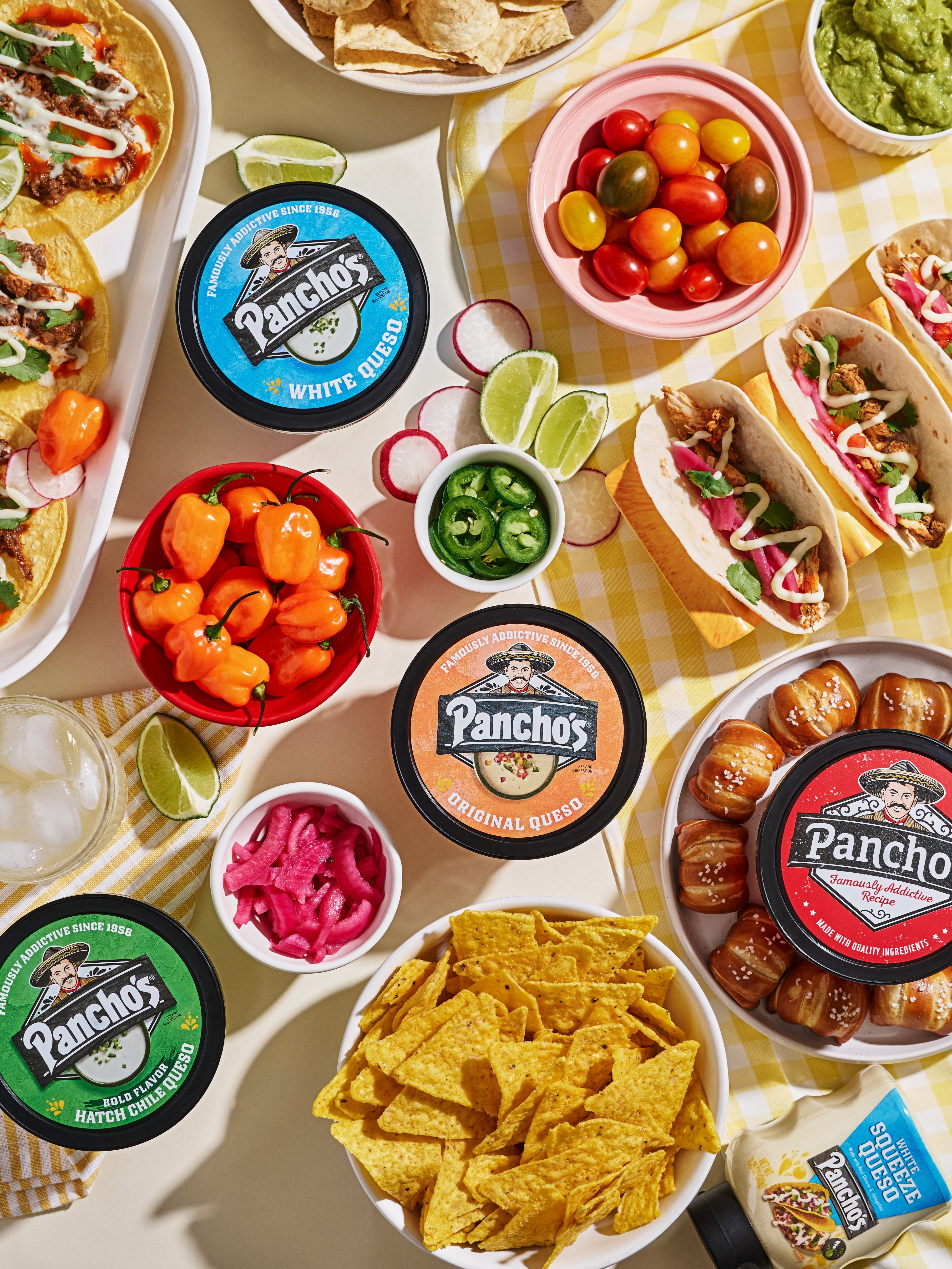 Pancho's White Queso Cheese Dip, 16 oz Tub