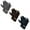 Colors, variant on 144 Pairs Men's Thermal Insulated Fleece Gloves w Strap WHOLESALE LOT (Black)