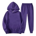 thumbnail image 7 of Coerni Boys Girls Hoodie and Sweatpants Set for Kids Cotton Warm Athletic Sweatsuit Youth Fleece Sweatshirt Outfits Trendy Suit, 7 of 7