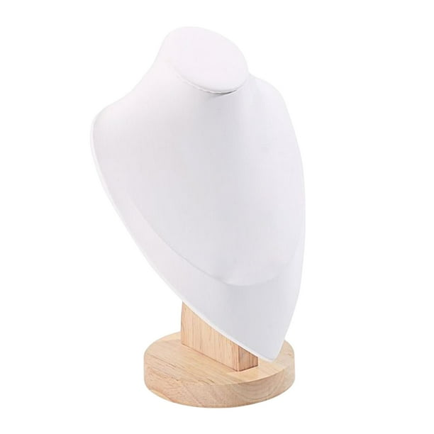 Expositor de collares con base de madera, organizador para pulseras de cadena, sala de exposición M
