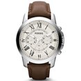 thumbnail image 2 of Fossil Montre de Mode à Quartz en Cuir Brun pour Homme Grant FS4735, 2 of 2