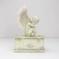 thumbnail image 4 of Perfect Memorials Aged Stone Cherub Small Cremation Urn, 4 of 7