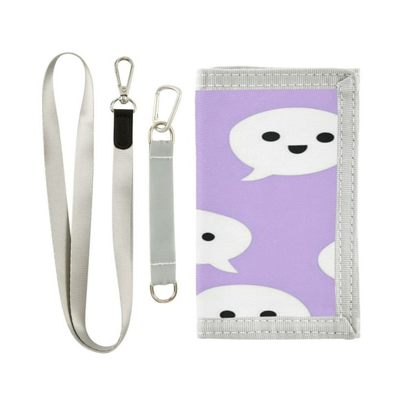 Men's and Women's Wallets Stylish and Functional Wallet Novelty Wallets Perfect Gift for All Occasions White Bubbles