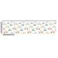 thumbnail image 3 of Ambesonne Cartoon Fabric by the Yard Upholstery, Pastel Toned Cars, 2 Yards, Peach and Mint Green, 3 of 5