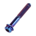 thumbnail image 5 of Wanyifa Titanium Flange 12 Point M6 x10 15 20 25 30 35 40 45 50mm Screw Bolt,M6x40mm,Blue,4 Pcs, 5 of 7